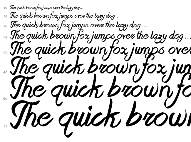 Beast of Avalon font waterfall